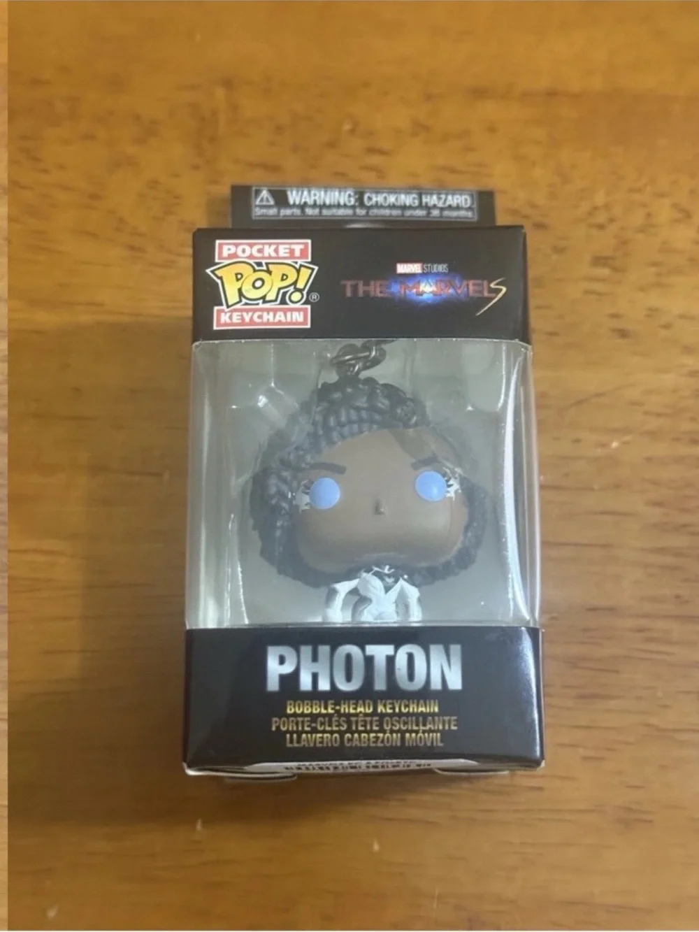 FUNKO POP POCKET KEYCHAIN: The Marvels Photon FIGURE BRAND NEW never Opened - Picture 2 of 5